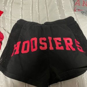 Black Indiana Hoosiers shorts